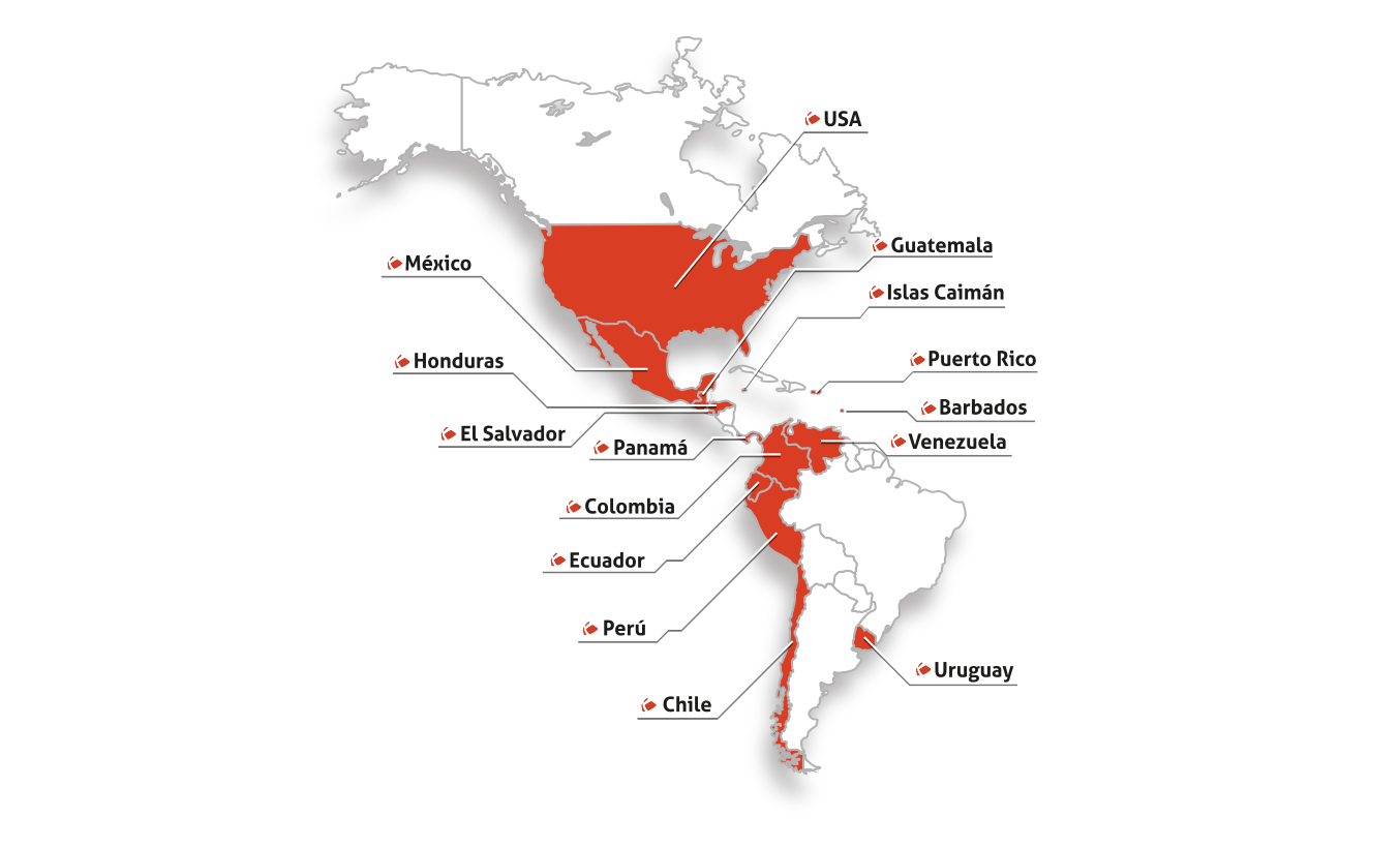 Mapa fondo blanco